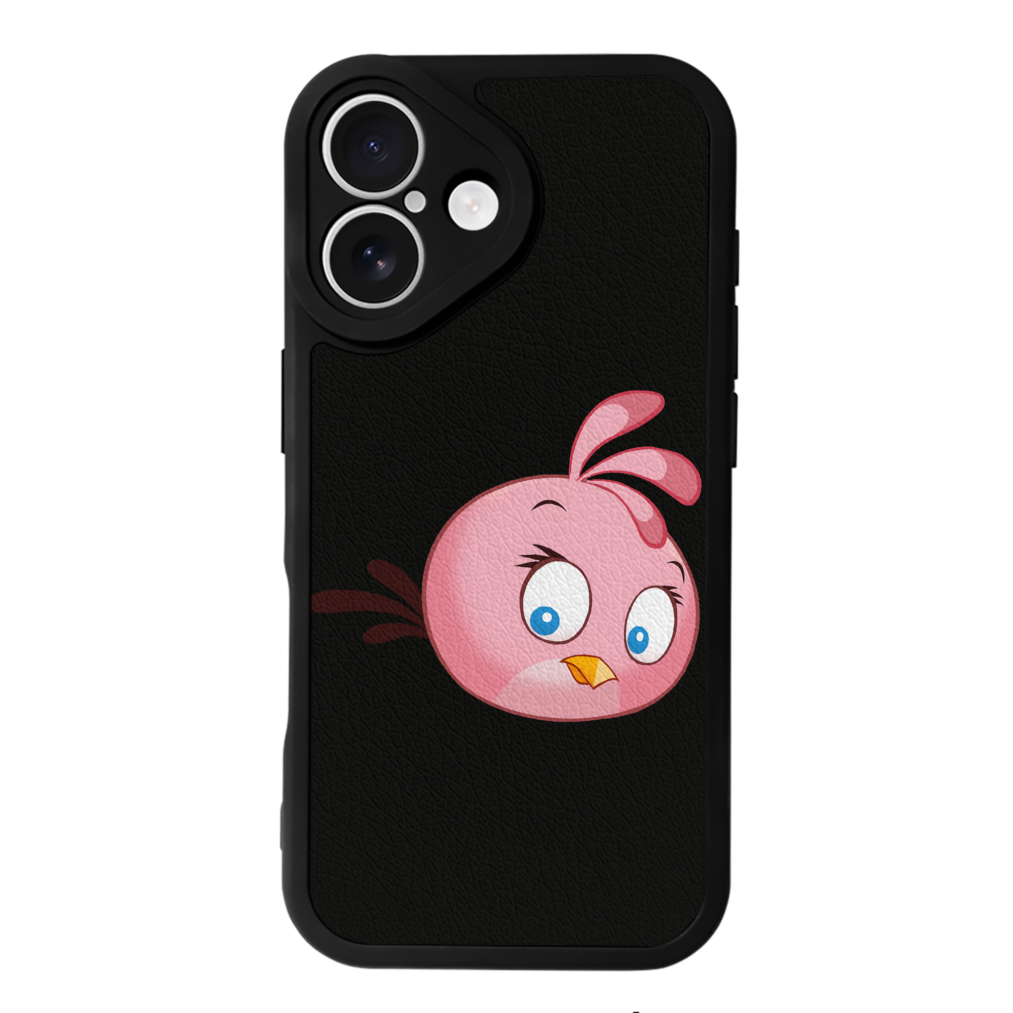 （画像用） Angry Birds アングリーバード 【iPhone 16シリーズ対応】シリコンスマホケース（レザー調） 材質：シリコン